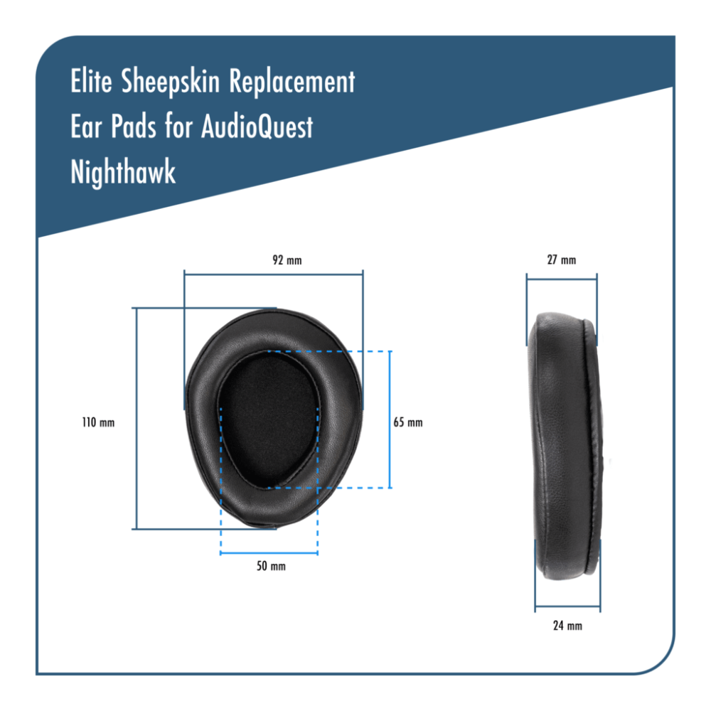Earpads for AudioQuest Nighthawk