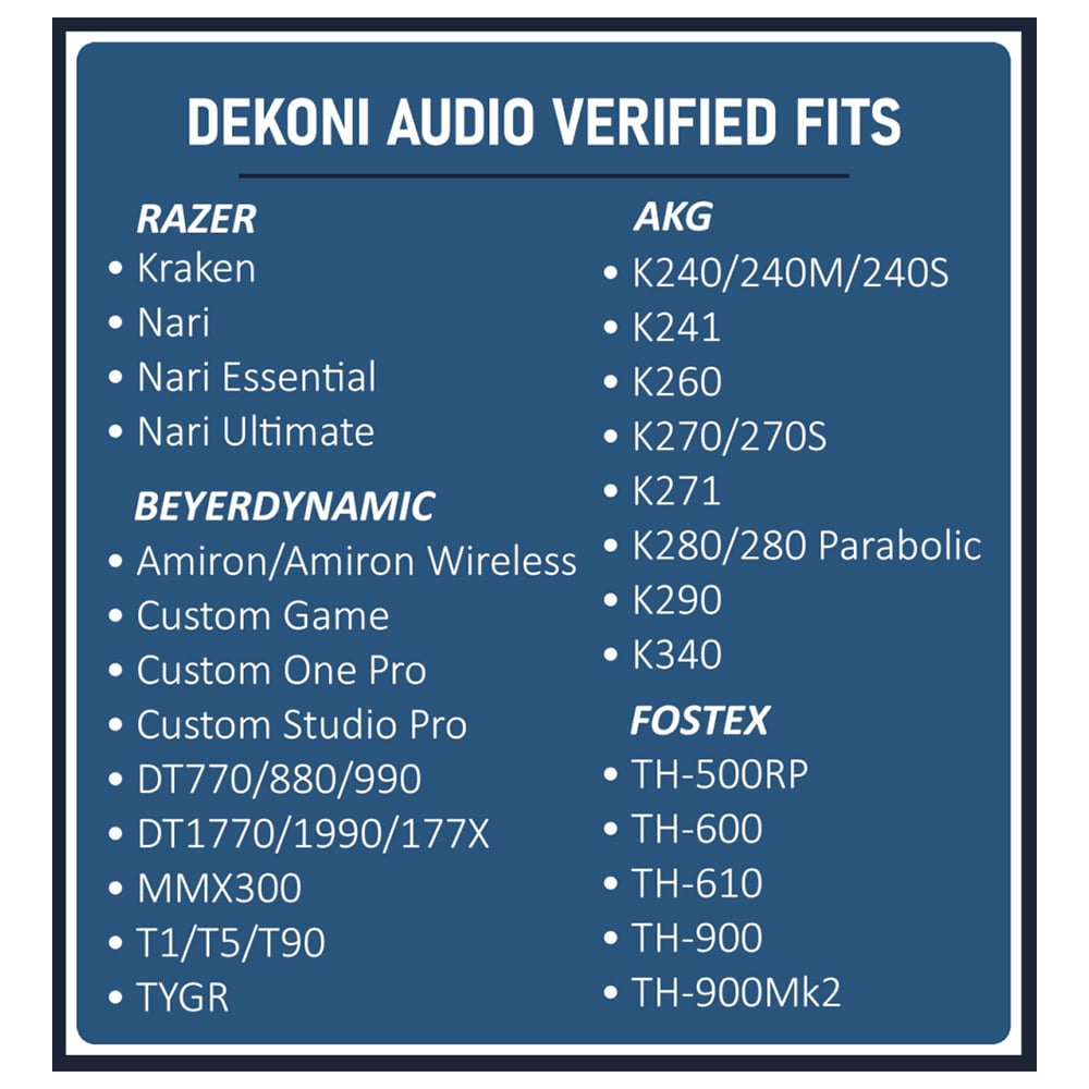 Earpads for Beyerdynamic DT & AKG K Series