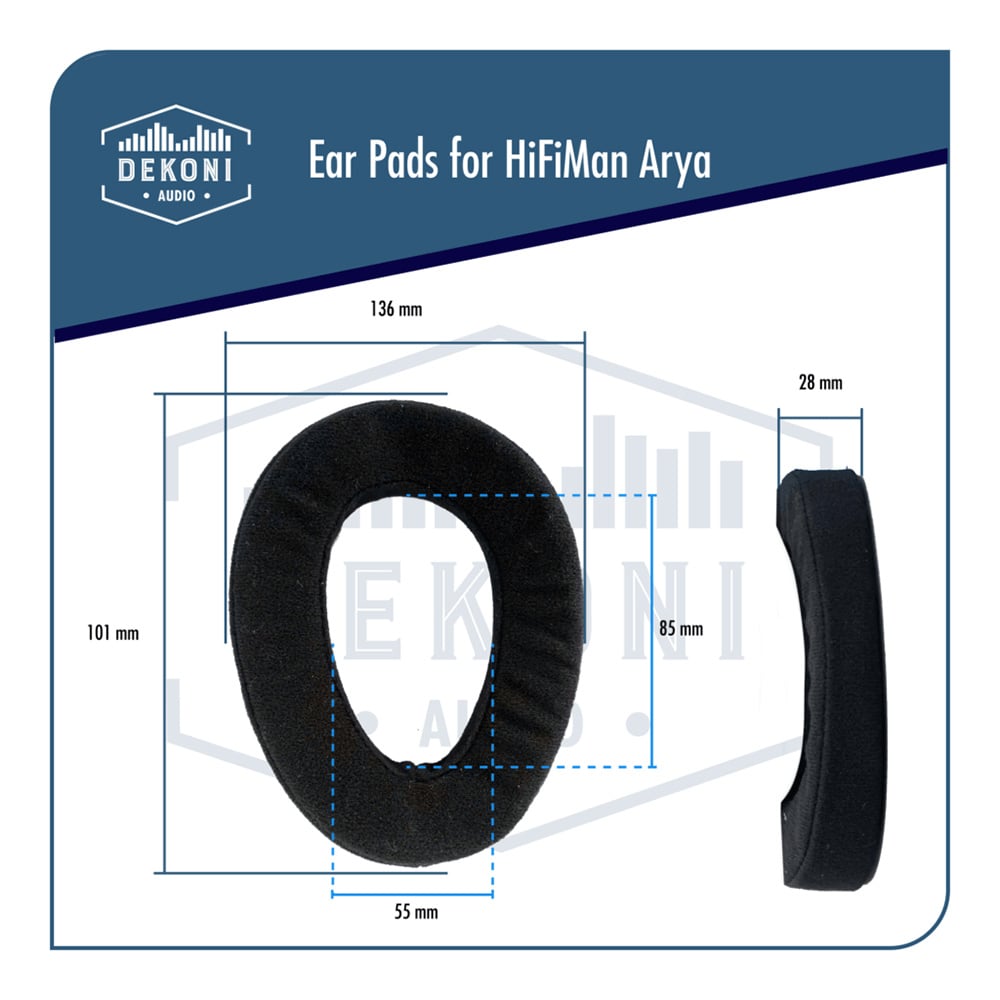 Earpads for HiFiMAN Arya