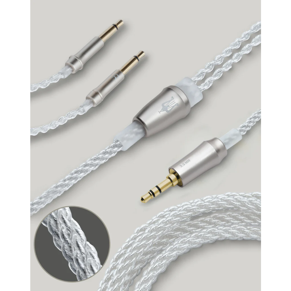 99 Serie Versilberte Upgrade-Kabel 1,2m (3,5mm) - Ausgang