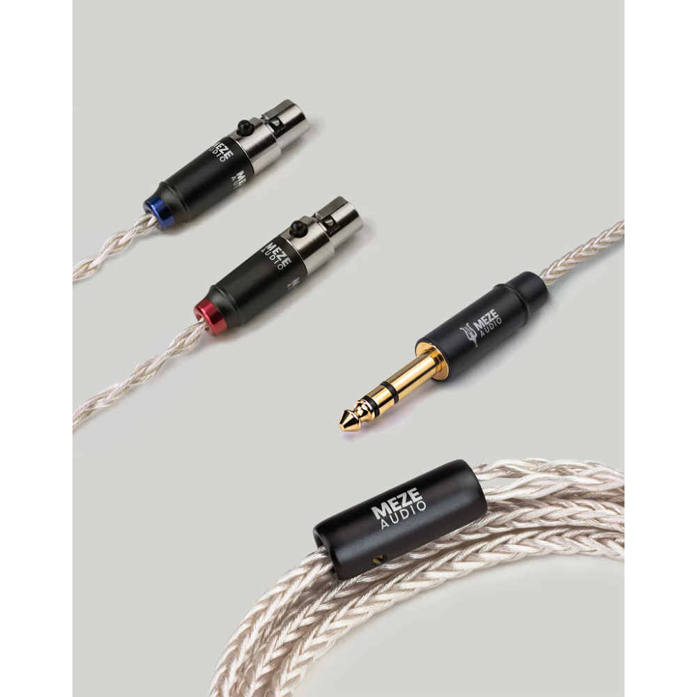 Mini XLR Versilbertes PCUHD Premium Kabel 2,5m (6,35mm) - Ausgang