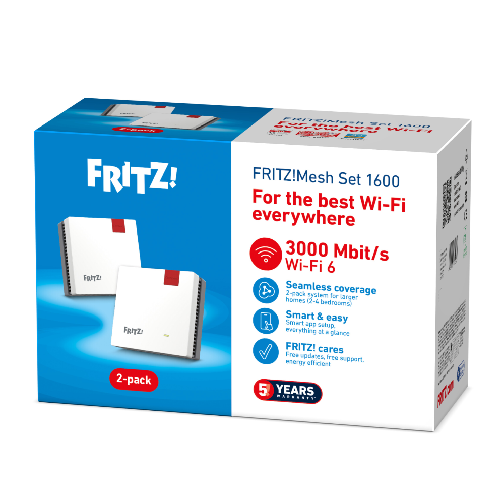 FRITZ!Mesh Wi-Fi Set 1600 (Duopack)
