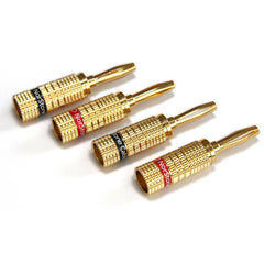 Banana plugs (4 pieces)