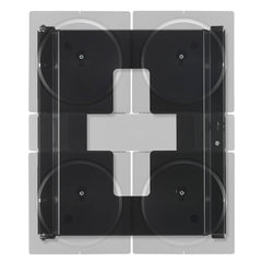 Wall mount for 4 Sonos Amps